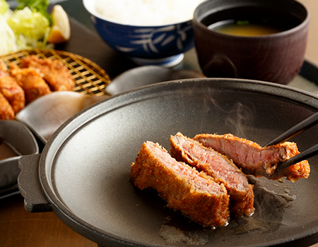 新名物牛かつ定食